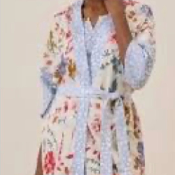 Pact Other - Pact Organic Cotton Staycation Short Robe floral size S cottagecore cozy
